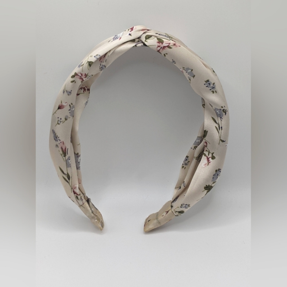 Floral Ivory Silky Ann Taylor Headband